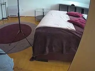 Camsoda Free Live Porn of voyeurcam-julmodels-whitebed-6