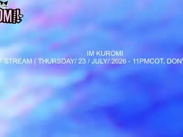 Chaturbate Live Porn of kuromi_bush