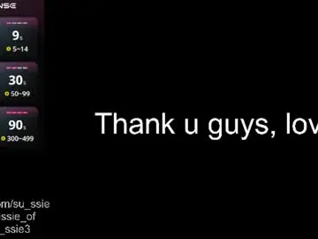 Chaturbate Best live sex cam show of su_ssie