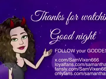 Chaturbate Sex Cam of samanthavixen