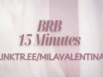 Chaturbate Sex Chat of milavalentinax