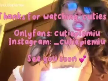 Chaturbate Watch Live Sex Cams of cutiepiemiu