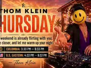Chaturbate Best live sex cam show of thomklein