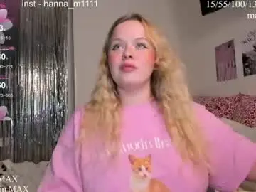 Chaturbate Best live sex cam show of hanna_montanas