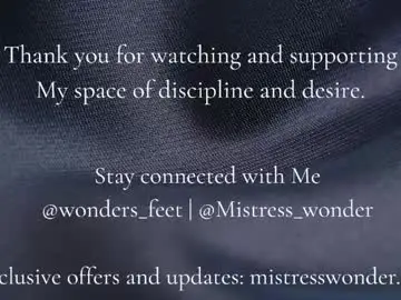 Chaturbate Live Sex Cam of wonders_feet