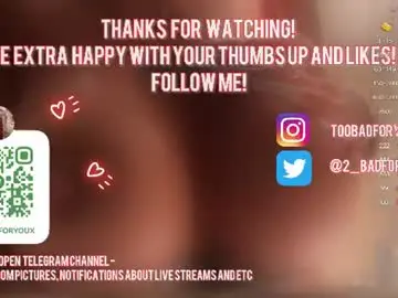 Chaturbate Adult Webcam of 2badforyou