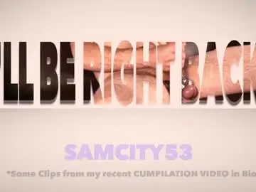 Chaturbate Private Sex Chat of samcity53