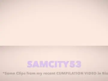 Chaturbate Sex Cam of samcity53
