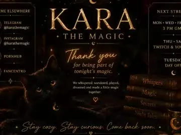 Chaturbate Free Live Porn of karathemagic