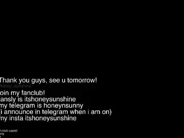Chaturbate Free Live Porn of honey_sunshine