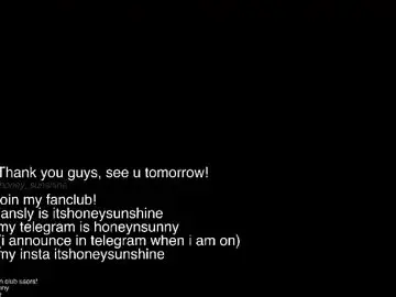 Chaturbate Sex Chat of honey_sunshine